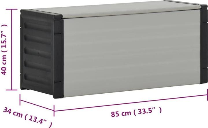 Produktbild vidaXL Mülltonnenbox