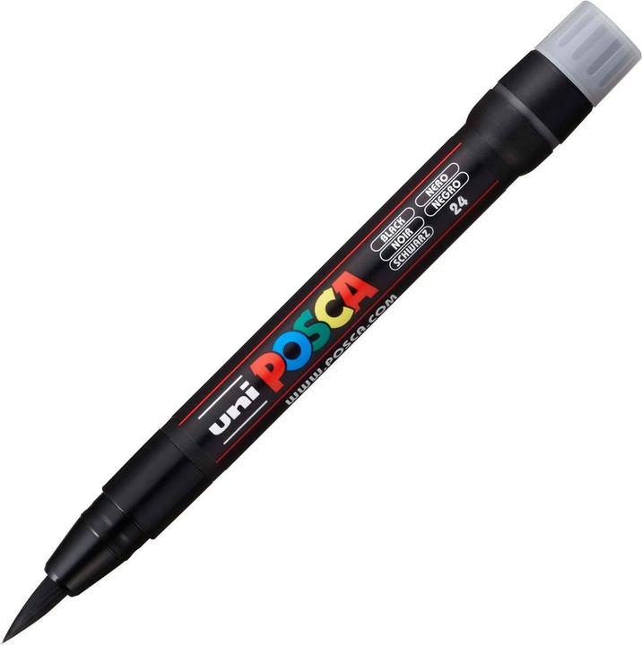 Image du produit Posca Brush Tip PCF-350 (Noir, 10 mm, 1 x)