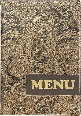 Produktbild Securit Speisekarten-Mappe DESIGN PAISLEY, DIN A4 (A4, 1 x)