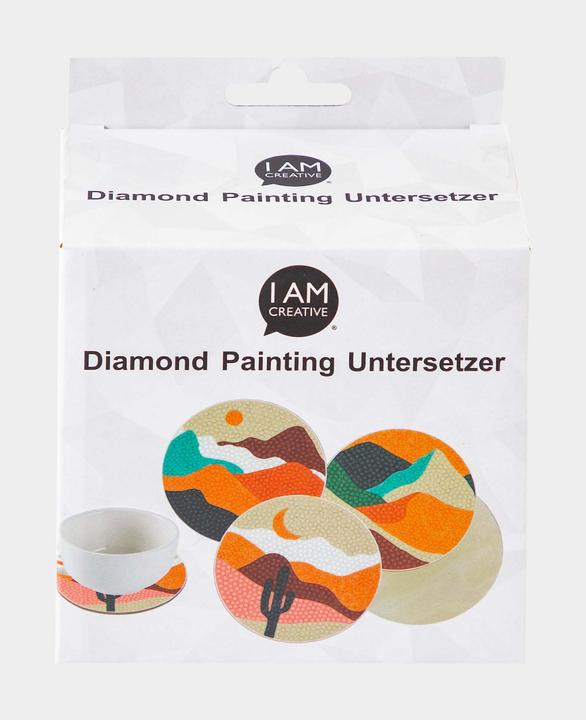 I Am Creative Diamond Painting Untersetzer, Landschaft