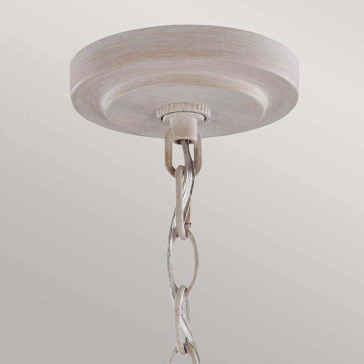 Produktbild Elstead Lighting Hartsville Kronleuchter E14 5-fach Chalk Washed, Beachwood (56.80 cm)