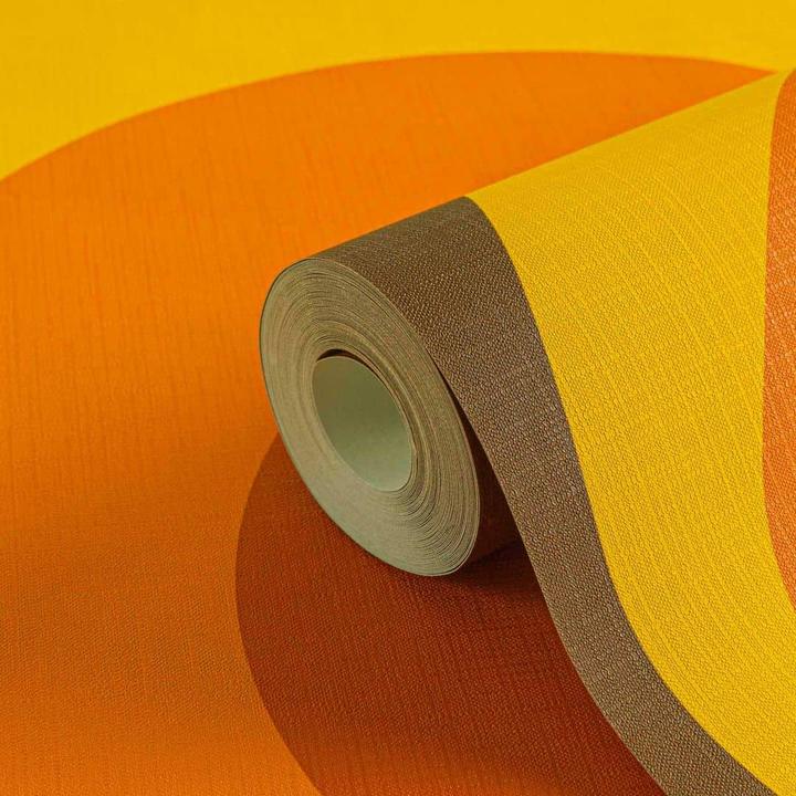 Produktbild A.S. Création Retro Vision Retrotapete 70er Jahre, orange (53 x 1005 cm)