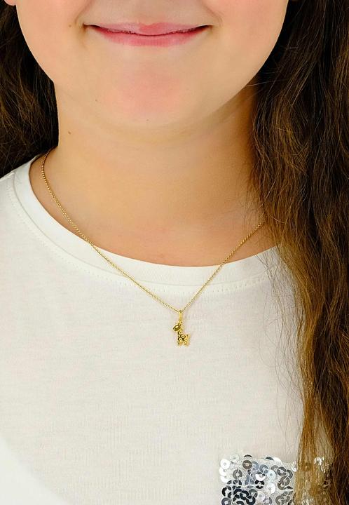 Image du produit Muau Pendant girafe or jaune 750, 19x9mm (Or jaune 750/18K)