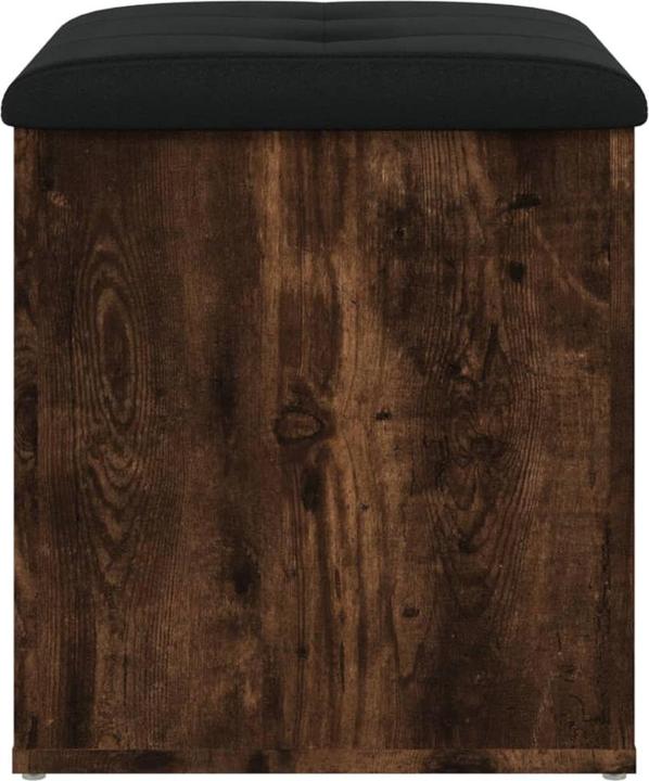 Actual product image vidaXL Bench with storage space smoked oak 42x42x45 cm (42 cm)