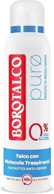 Immagine prodotto Borotalco Deodorante Spray Pura Brezza Marina con Talco e Molecole Traspiranti Alcool e Alluminio-Fr (Getto vaporizzato, 150 ml)