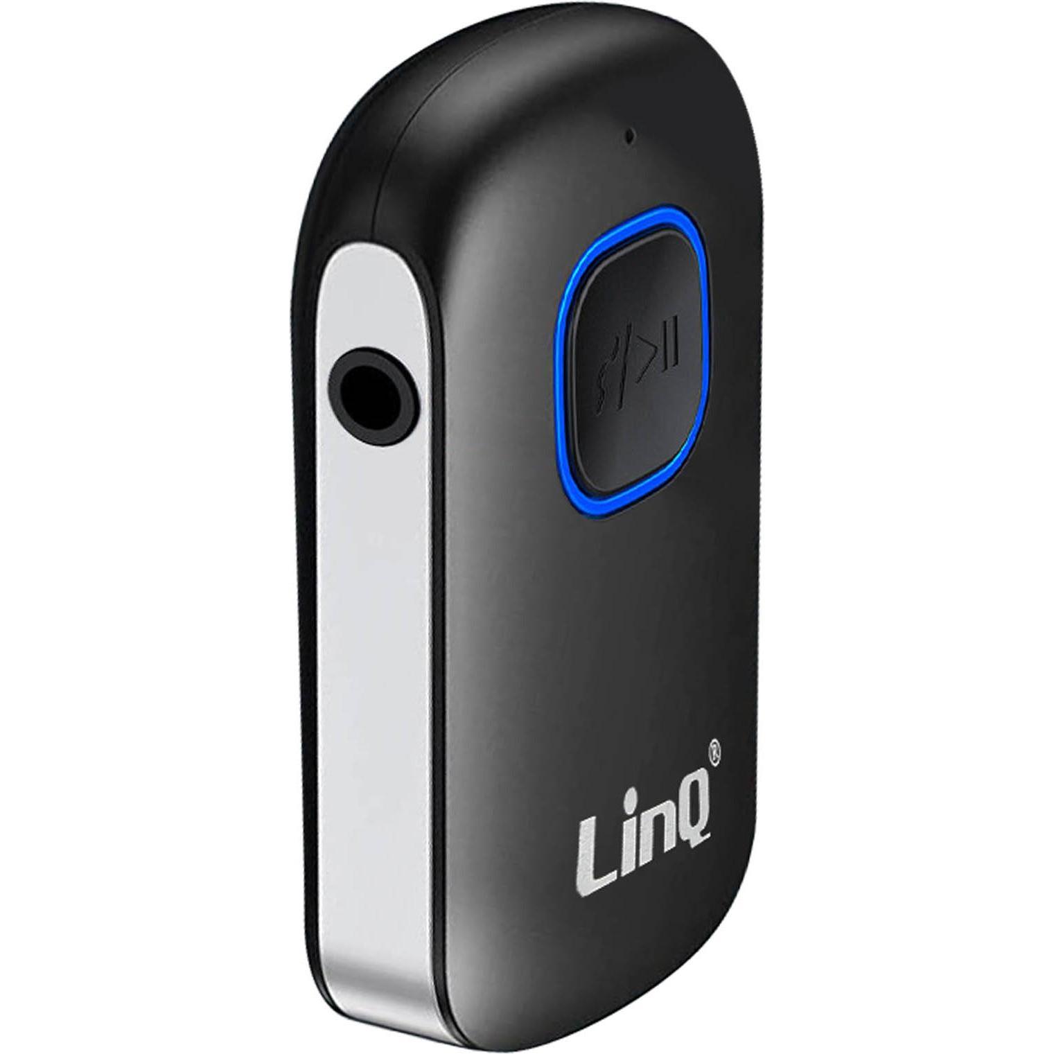 Thumbnail - LinQ MY2428, 11 Std. Akkulaufzeit (Sender), Bluetooth Audio Adapter, Schwarz