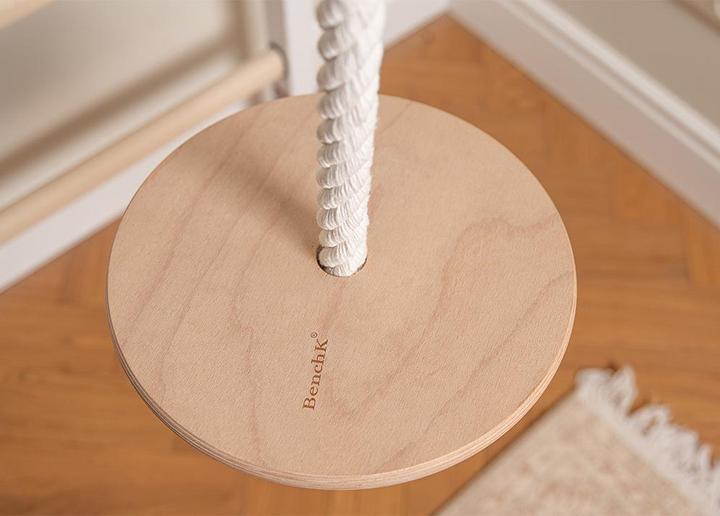 Immagine prodotto BenchK Barre a muro 222 con barra multi pull-up, corda e anelli