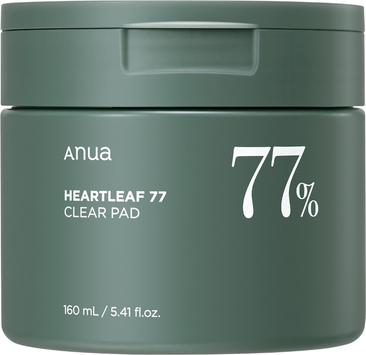 Anua - Tampone trasparente Heartleaf 77% (Panni pulizia, 160 ml)