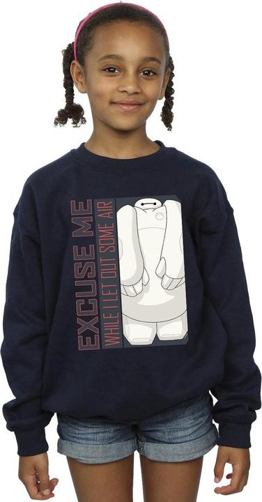 Produktbild Disney Big Hero 6 Baymax Excuse Me Some Air Sweatshirt Mädchen (116)