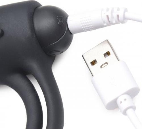 Produktbild XR Brands Silicone Cock Ring & Bullet with Remote Control (7.70 cm)