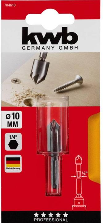 Image du produit kwb 704610 Fraise à aléser 10 mm 1 pce (10 millimètres)