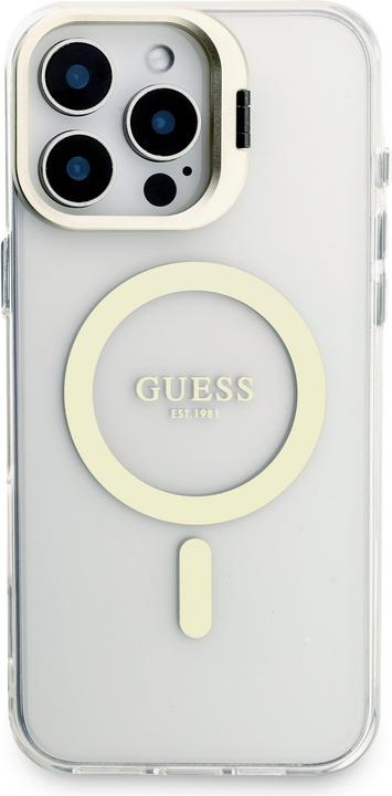 Image du produit Guess Coque magnétique MagSafe avec plaques interchangeables (rose / brun / noir) et Camera Stand (Apple iPhone 16 Pro Max)
