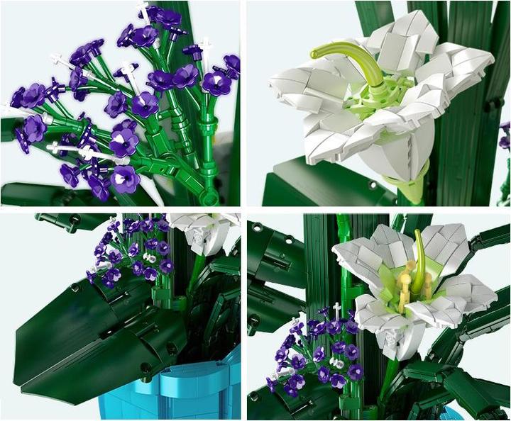 Actual product image Mould King Fairy lily