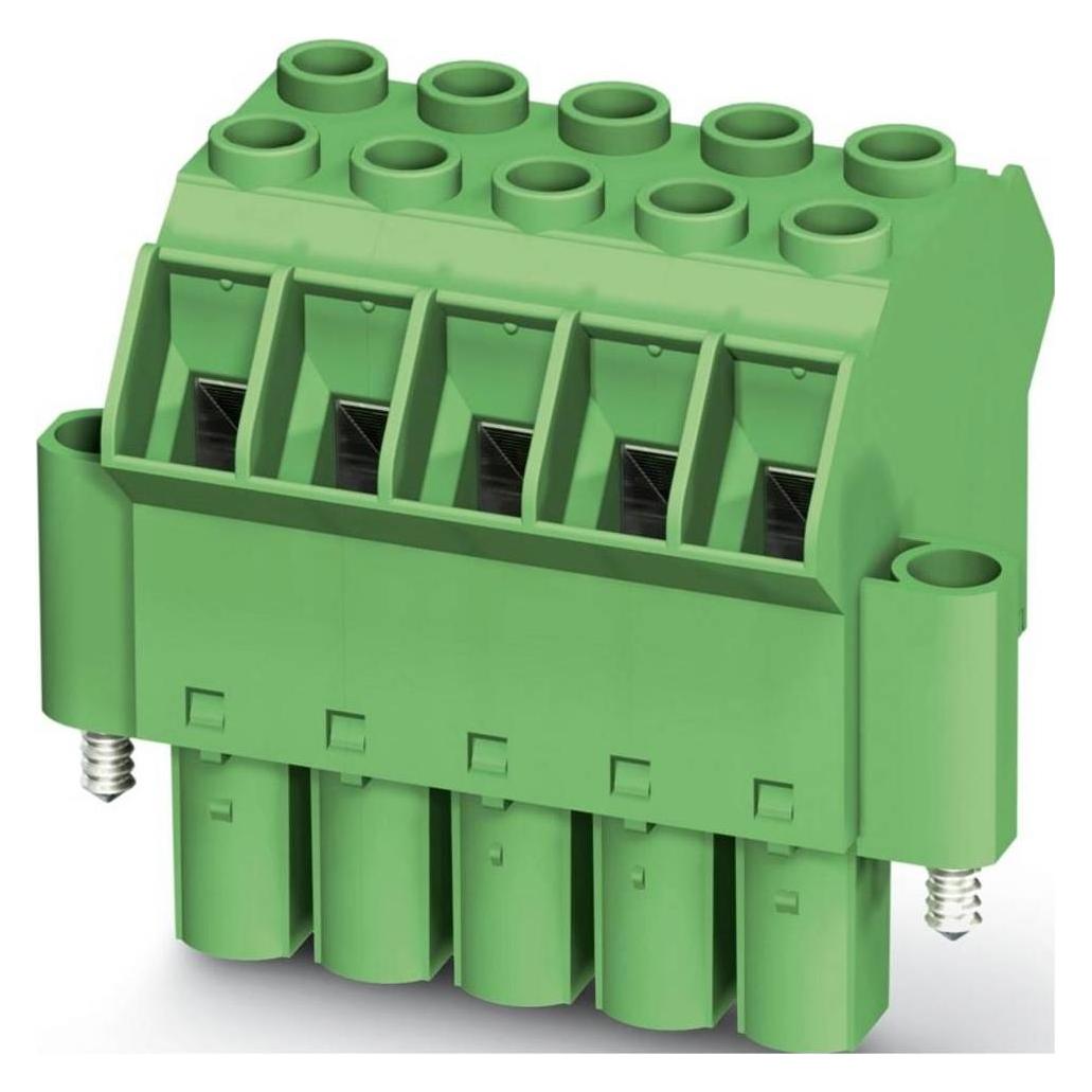 Phoenix Contact PHOE Leiterplattensteckverbinder, Elektronikkabel + Stecker, Grün