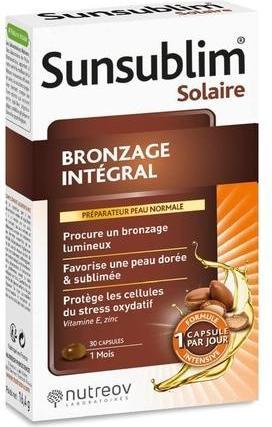 Produktbild Nutreov Sunsublim Integral Tanning for Normal Skin 30 Capsules