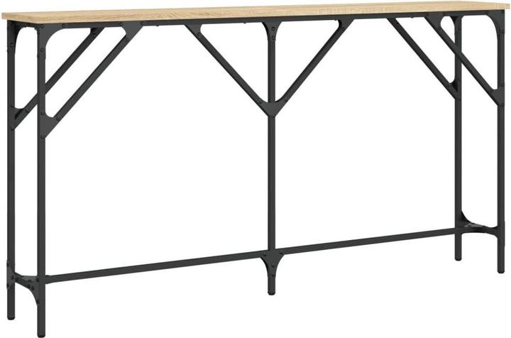 vidaXL Konsolentisch Sonoma-Eiche 140x23x75 cm (140 x 23 x 75 cm)
