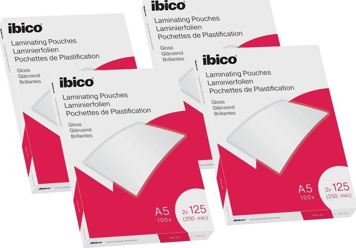 Image du produit Ibico Feuille de plastification A5, 125 µm 100 pièces (A5, 100 pcs, 125 µm)