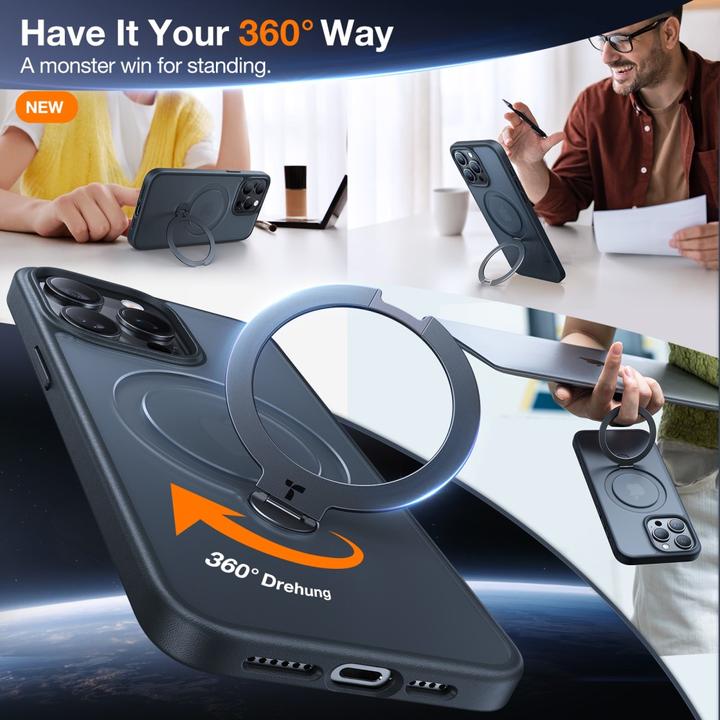 Produktbild Torras Upro Ostand Spin Series (Apple iPhone 15 Pro)