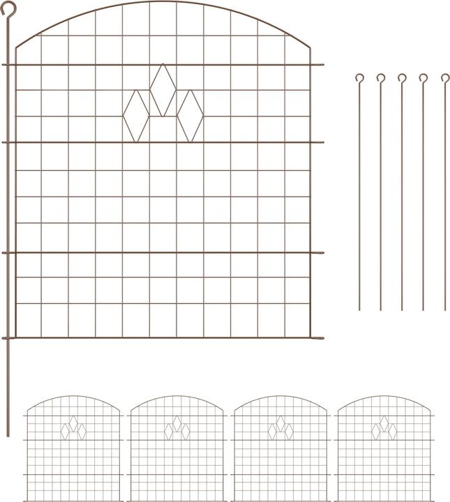 Immagine prodotto Relaxdays 5x recinzione-per-giardino