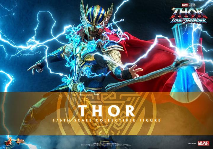 Actual product image Hot Toys Thor: Love and Thunder Masterpiece figurine 1/6 Thor (Deluxe Version) 32 cm