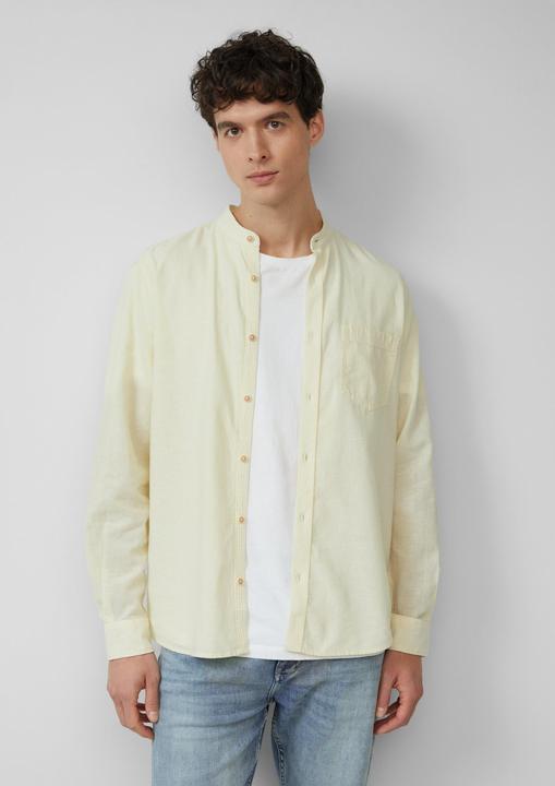 Produktbild S.Oliver Hemd Regular Fit: Hemd aus Leinenmix mit Stehkragen (XXL)