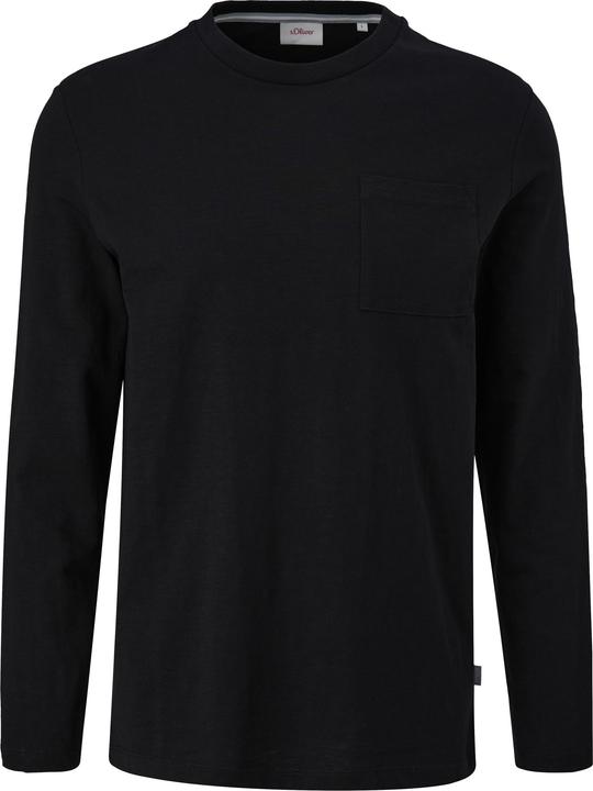 Produktbild s.Oliver T-Shirt Longsleeve mit Flammgarnstruktur (L, XL)
