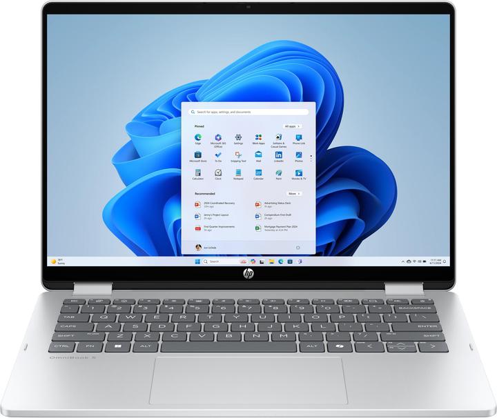 Actual product image HP 14-fp0770nd (14", 512 GB, 16 GB, Eng. Int., Intel Core 7 150U)