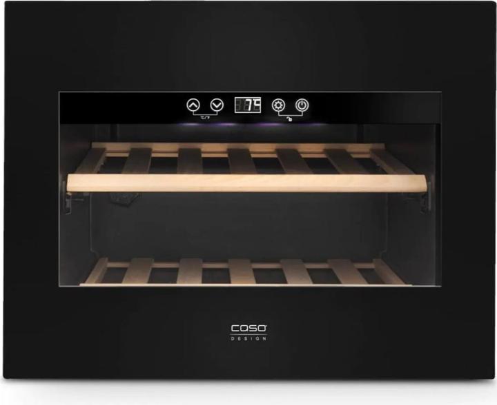 Caso Frigorifero per vino da incasso Wine DeLuxe E 18, Destra, Scambiabile