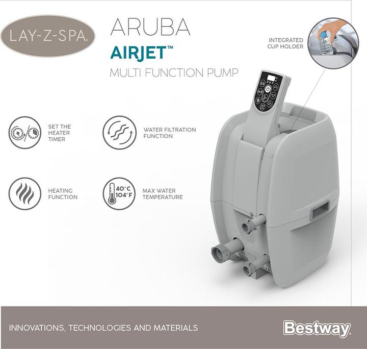 Produktbild Bestway Lay-Z-Spa Aruba (3 Personen)