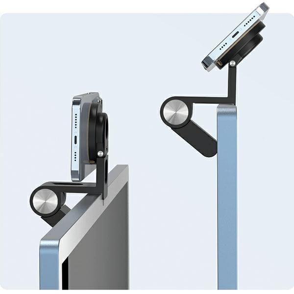 Productafbeelding Sodi Wielofunkcyjny uchwyt indukcyjny 3w1 do iMaca BM-330 biały/wit MagSafe