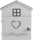 Actual product image Ootb White wooden key box, favorite home (24 x 29 cm)