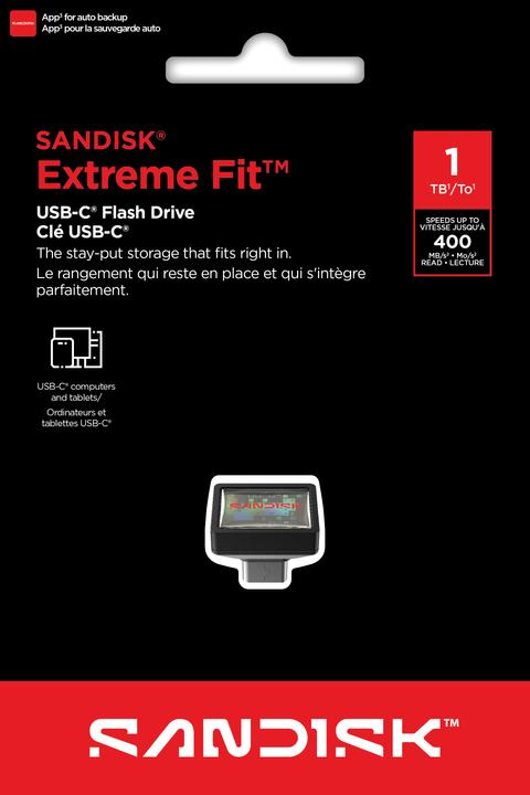 Actual product image SANDISK Extreme Fit (1000 GB, USB-C)