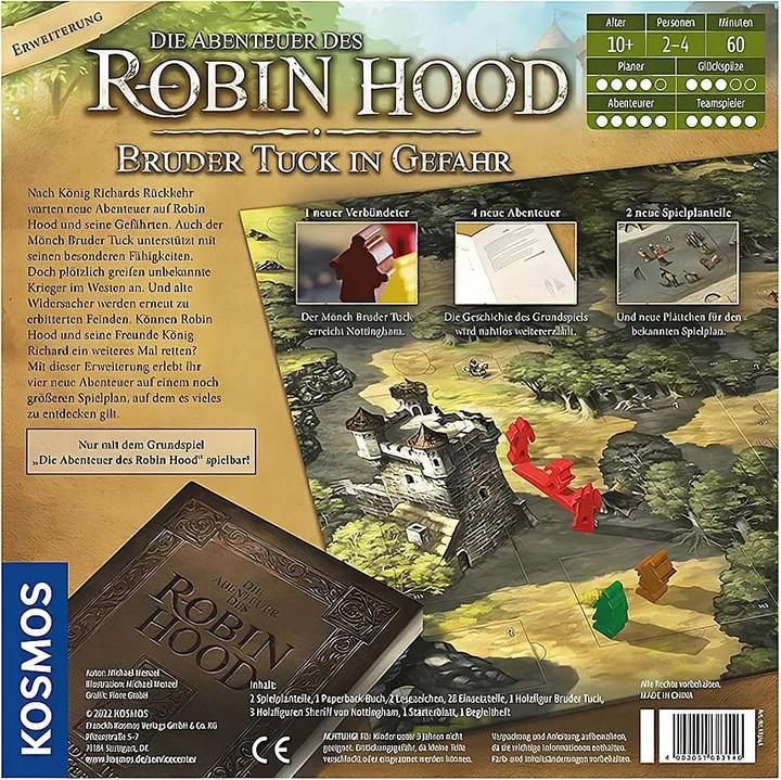 Actual product image Kosmos The adventures of Robin Hood - Brother Tuck in danger (German, 2 - 4 Players)