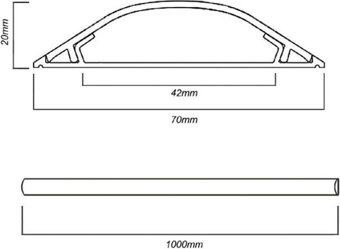 Produktbild Maclean MCTV-674 (Kabelkanal, 100 cm)