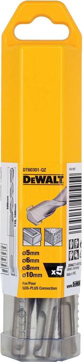 Produktbild DeWalt SDSPlus Bohrer Set 5 tlg. (5 mm, 6 mm)