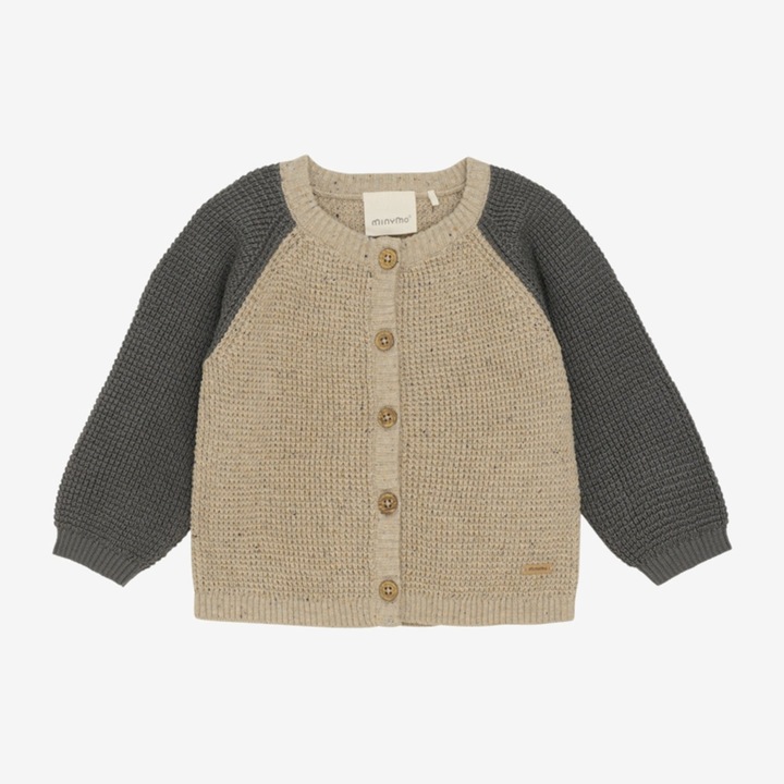 Actual product image Minymo Cardigan made from organic cotton GOTS-certified (62)