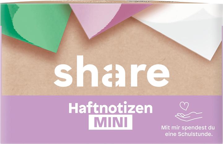 Actual product image Share Haftnotizblock Mini, 6x100 Blatt (40 x 50 mm)
