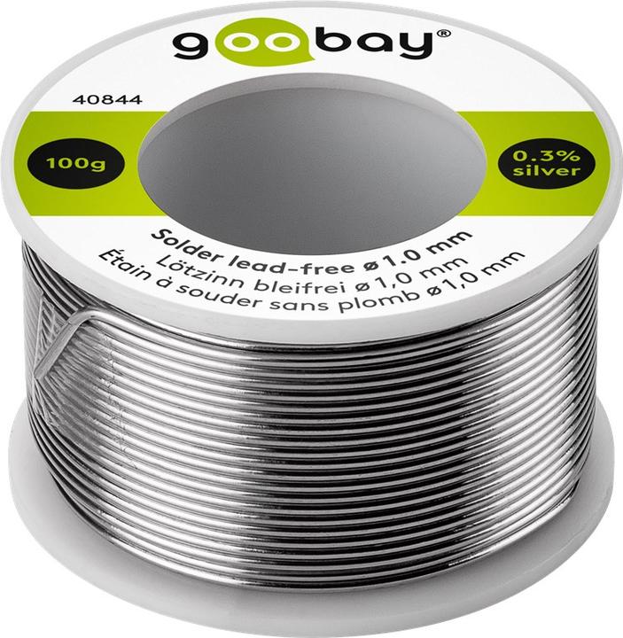 Goobay Professional lead-free solder, ø 1.0 mm, 100 g (Solder)