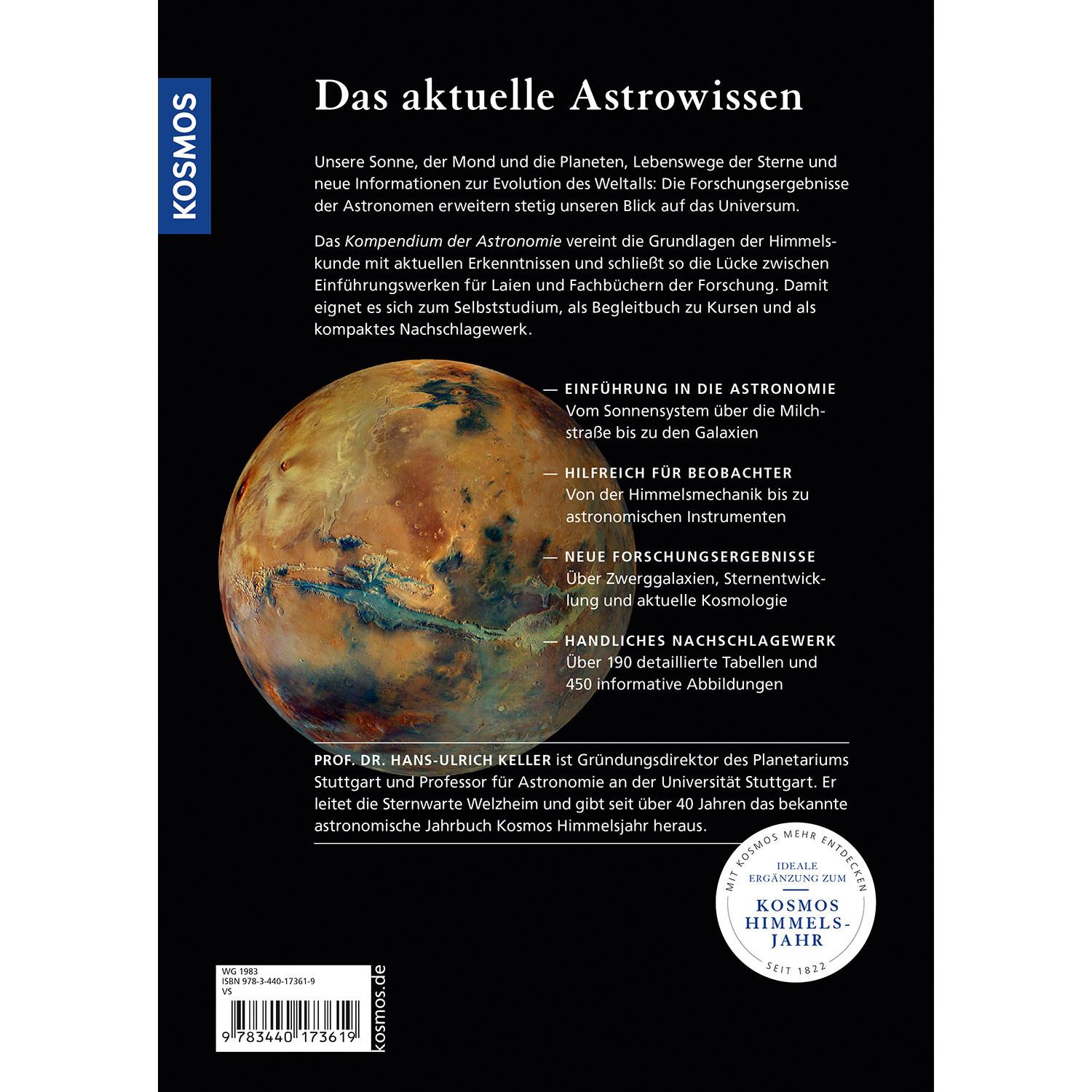 Thumbnail - Kompendium der Astronomie, Sachbücher von Hans-Ulrich Keller