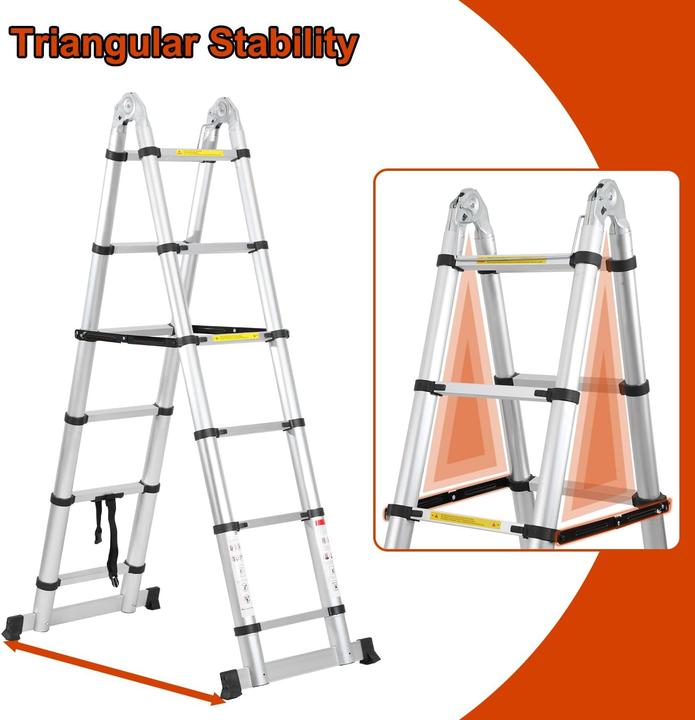 Produktbild Lospitch Teleskopleiter (Teleskopleiter, 380 cm)