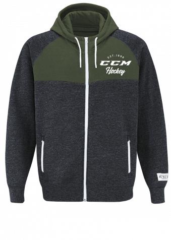 Produktbild CCM F3856 ACADEMY FULL ZIP HOOD SR (Rot, S) (S)