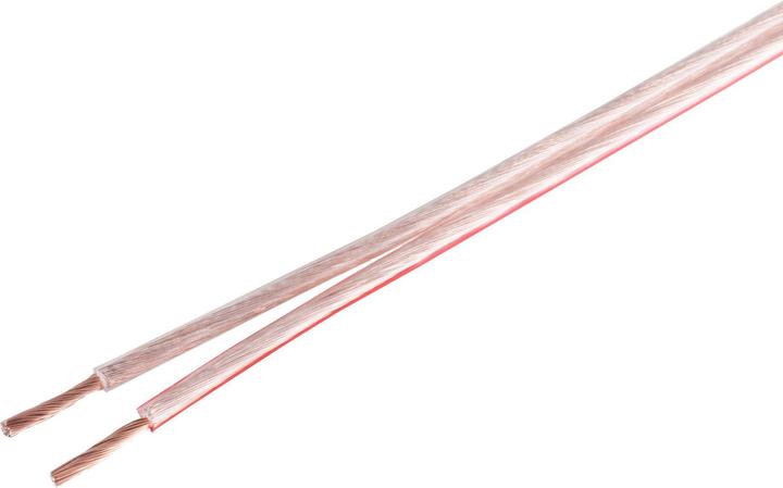 Shiverpeaks S/CONN maximum connectivity câble haut-parleur 4mm² 56x0,30 CCA transparent 25m (25 m)