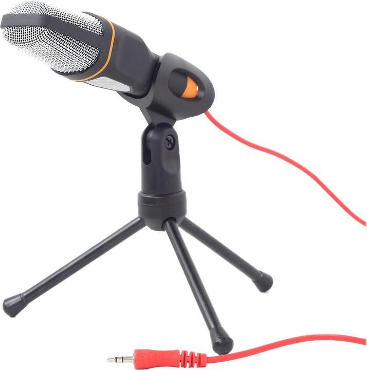 Actual product image Gembird PC Microphone MIC-D-03 Black Wired incl. stand (8716309100984)