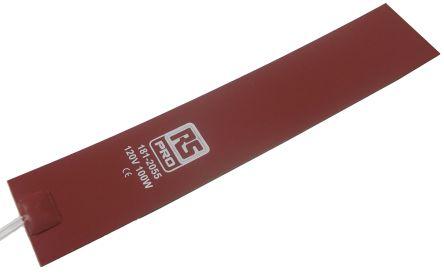 Productafbeelding RS PRO ZILIAANVERWARMINGSMAAT 2" x 10" 120V 100W 2