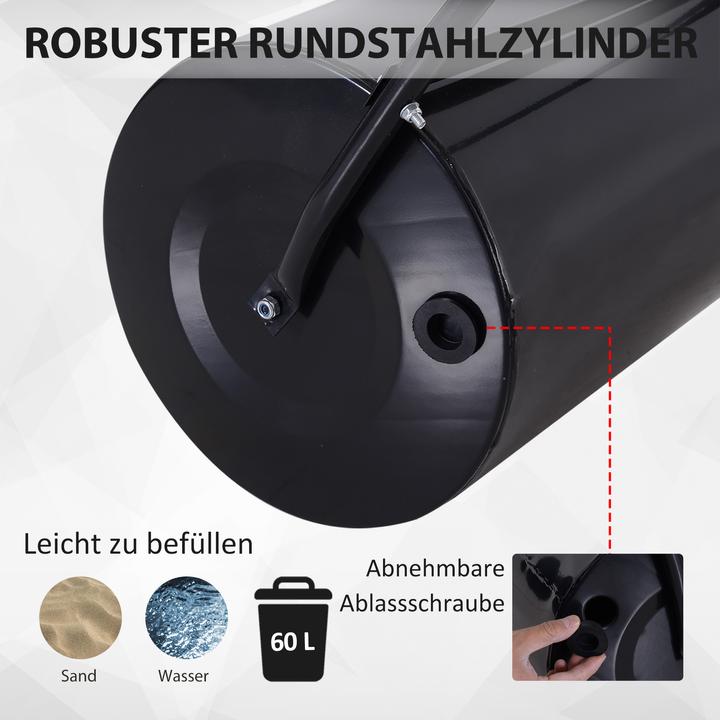 Actual product image Outsunny Lawn roller with U-handle
