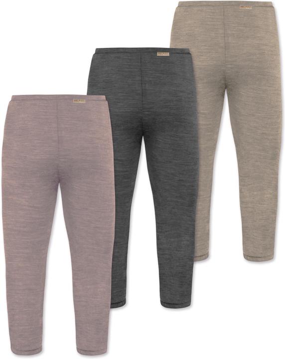 Image du produit Normani Lot de 3 slips bébé mérinos avec pieds - 9543 (74)