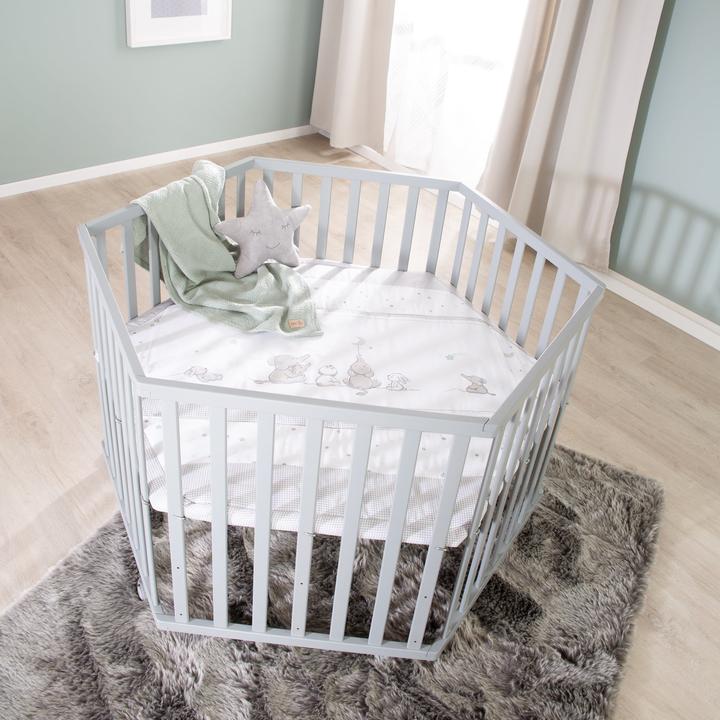 Actual product image Roba Playpen 6-cornered star charm (118.50 cm, 103.50 cm, MDF)