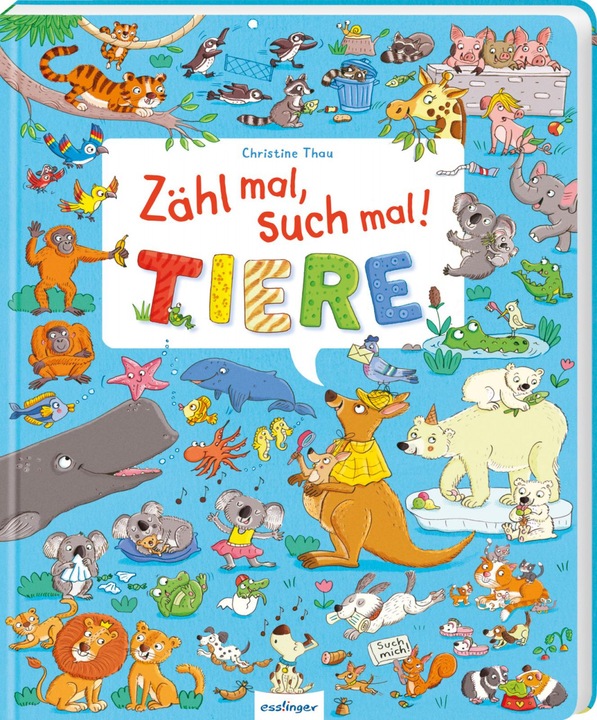 Actual product image Zähl mal, such mal! Tiere (German, Christine Thau, 2021)