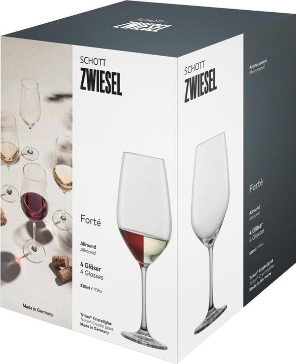 Productafbeelding Schott Zwiesel Verre à vin rouge Forté 1 4 stuks (53 cl, 4 Bril, Rode wijnglazen)