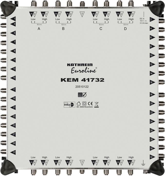 Kathrein Euroline KEM 41732 Kaskade 17 Eingänge (Multischalter)
